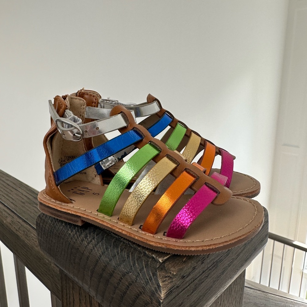 Never worn toddler gladiator sandals